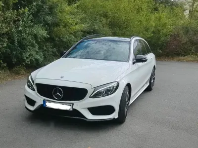 Gebraucht Mercedes C400 AMG line 333 PS (244 kW) 2016 Weiß Kombi