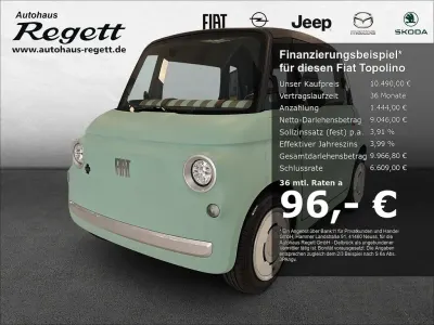 Neu Fiat Topolino 5 kW (8 PS) 2026 Grün Kleinwagen