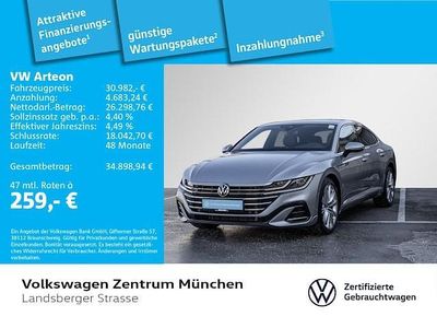 Gebraucht VW Arteon R-line 190 PS (139 kW) 2022 Silber Limousine