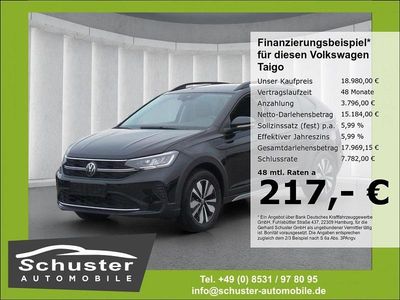 Gebraucht VW Taigo Move 95 PS (69 kW) 2024 Schwarz SUV