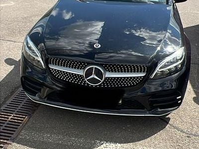 Usata Mercedes C200 AMG line 150 CV (110 kW) 2018 Nero Berlina