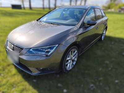 Brugt Seat Leon ST Style 150 HK (110 kW) 2014 Sølv Stationcar