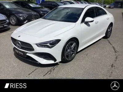 Brugt Mercedes CLA200 AMG 163 HK (119 kW) 2025 Hvid Coupe