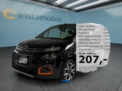 Gebraucht Citroën e-Berlingo 100 kW (136 PS) 2024 Schwarz Van / Kleinbus