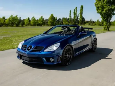 Gebraucht Mercedes SLK55 AMG AMG 360 PS (264 kW) 2005 Schwarz Cabrio