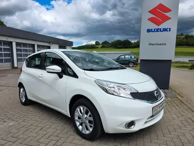 Gebraucht Nissan Note Acenta 80 PS (58 kW) 2014 Weiß Kleinwagen