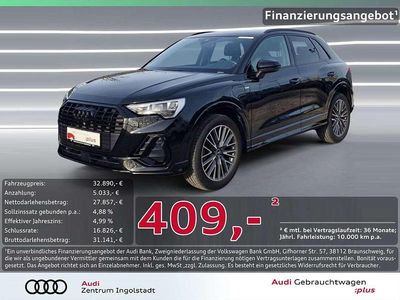 Schwarz Gebraucht 2021 Audi Q3 S-Line SUV | 32.890 € (Fairer Preis)