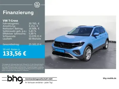 Brugt VW T-Cross Life 116 HK (85 kW) 2024 Blå SUV