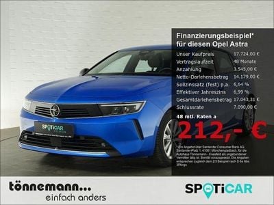 Gebraucht Opel Astra Edition 131 PS (96 kW) 2022 Blau Limousine