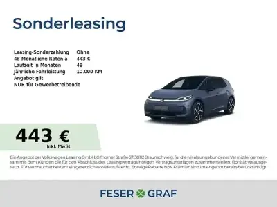 Neu VW ID.3 139 kW (190 PS) 2026 Nordmeerblau Kleinwagen