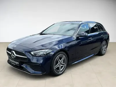 Second-hand Mercedes C200 AMG 204 CP (150 kW) 2022 Albastru Break