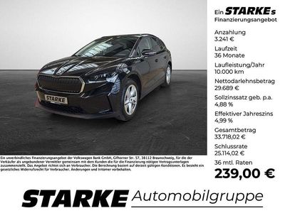 Schwarz (schwarzmagic perleffekt) Gebraucht 2024 Skoda Enyaq iV Loft SUV | 32.930 € (Fairer Preis)