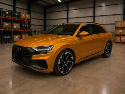 Gebraucht Audi Q8 S-Line 286 PS (210 kW) 2019 Orange SUV
