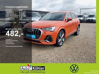 Gebraucht Audi Q3 S-Line 150 PS (110 kW) 2023 Pulsorange SUV