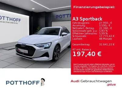 Gebraucht Audi A3 Advanced 116 PS (85 kW) 2025 Weiss Limousine