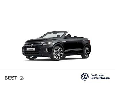 Gebraucht VW T-Roc Cabriolet Style 150 PS (110 kW) 2022 Deep black perleffekt/schwarz (metallic) Cabrio