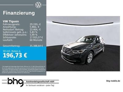 Usata VW Tiguan Elegance 150 CV (110 kW) 2023 Grigio SUV
