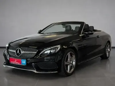 Gebraucht Mercedes C200 AMG line 184 PS (135 kW) 2017 Schwarz Cabrio