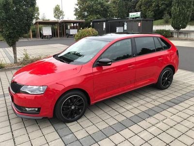 Usado Skoda Rapid Monte Carlo 110 CV (80 kW) 2017 Rojo Utilitario