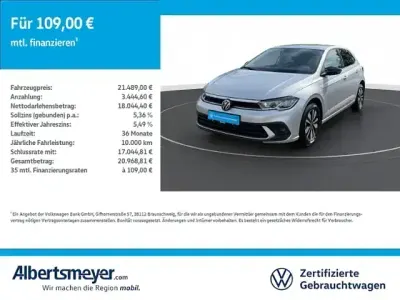 Gebraucht VW Polo Goal 95 PS (69 kW) 2025 Silber Kleinwagen