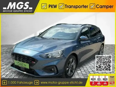 Gebraucht Ford Focus ST-Line 155 PS (114 kW) 2021 Chromablau met Kombi