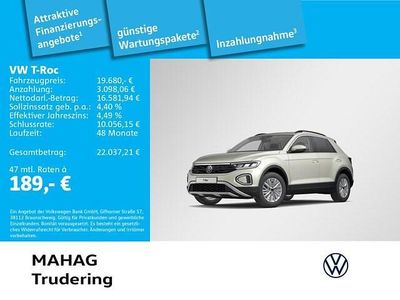 Gebraucht VW T-Roc Life 110 PS (80 kW) 2022 Grau SUV