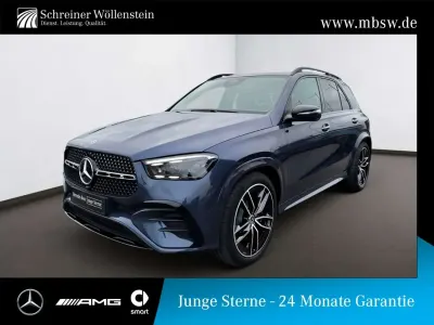Brugt Mercedes GLE450 AMG AMG 367 HK (269 kW) 2024 Blå SUV