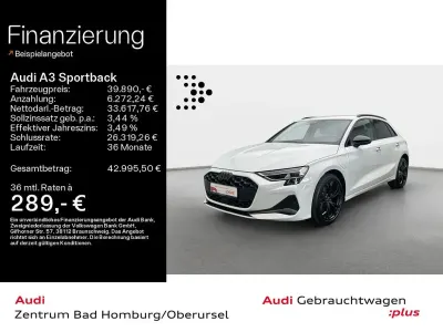 Brugt Audi A3 Advanced 204 HK (150 kW) 2025 Hvid Sedan