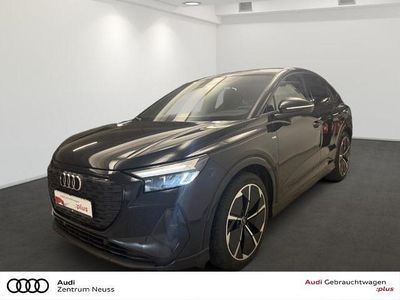 Gebraucht Audi Q4 Sportback e-tron S-Line 150 kW (204 PS) 2022 Schwarz SUV