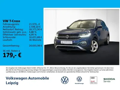 Używany VW T-Cross Style 150 KM (110 kW) 2022 Niebieski SUV