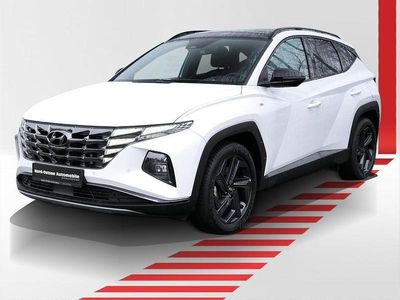 Gebraucht Hyundai Tucson Blackline 179 PS (131 kW) 2023 Serenity white / mic SUV