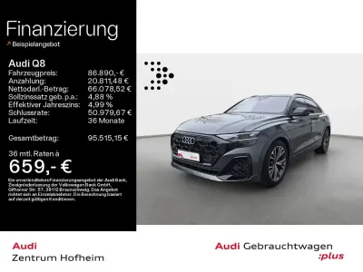 Używany Audi Q8 S-Line 489 KM (359 kW) 2024 Szary SUV