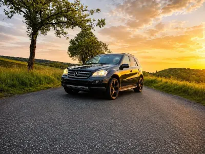 Gebraucht Mercedes ML320 224 PS (164 kW) 2005 Schwarz SUV