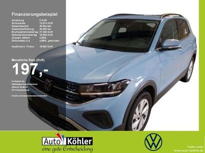 Gebraucht VW T-Cross Life 95 PS (69 kW) 2024 Clear blue SUV