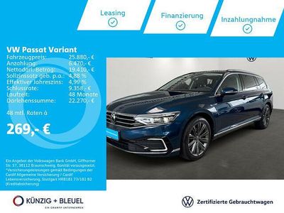 Gebraucht VW Passat GTE 218 PS (160 kW) 2021 Aquamarinblau metallic Kombi