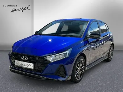 Gebraucht Hyundai i20 N Line 101 PS (74 kW) 2021 Intense blue / mic Kleinwagen
