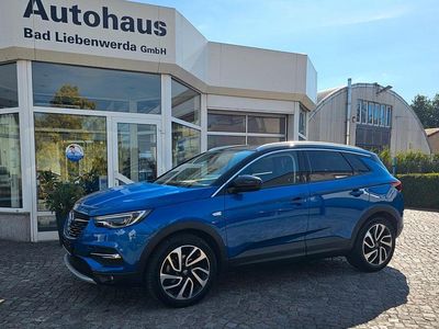 Gebraucht Opel Grandland X Ultimate 131 PS (96 kW) 2019 Topasblau metallic / schwarz SUV