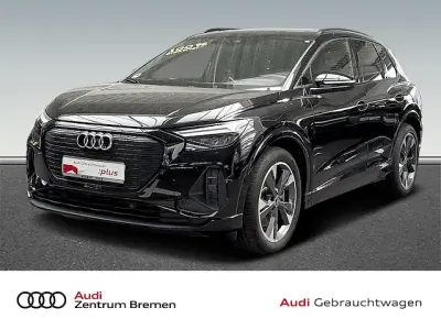 Gebraucht Audi Q4 e-tron S-Line 150 kW (204 PS) 2023 Mythosschwarz (schwarz) SUV