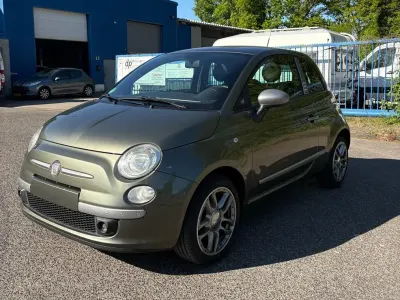 Usata Fiat 500 70 CV (51 kW) 2009 Verde Cabrio