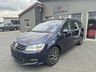 Gebraucht VW Sharan Allstar 150 PS (110 kW) 2016 Blau Van / Kleinbus