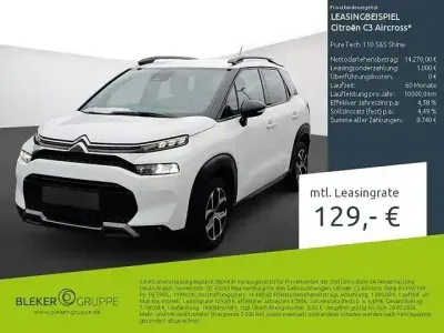 Gebraucht Citroën C3 Aircross Shine 110 PS (80 kW) 2023 Weiß SUV