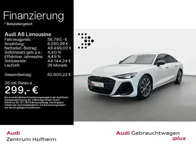 Gebraucht Audi A6 S-Line 367 PS (269 kW) 2025 Gletscherweiß metallic Limousine