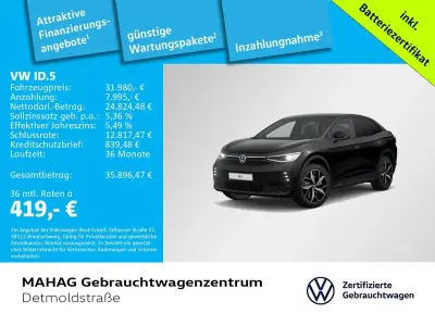 Gebraucht VW ID.5 GTX 219 kW (299 PS) 2023 Schwarz SUV