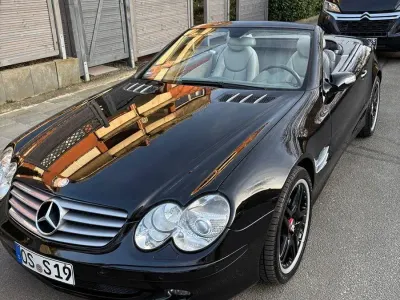 Gebraucht Mercedes SL350 Edition 245 PS (180 kW) 2005 Schwarz Cabrio
