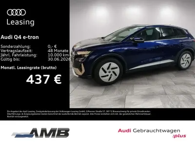 Gebraucht Audi Q4 e-tron Ambiente 150 kW (204 PS) 2025 Navarrablau metallic SUV