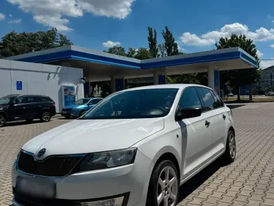 Gebraucht Skoda Rapid 75 PS (55 kW) 2014 Weiß Kleinwagen
