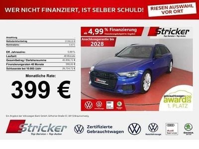 Gebraucht Audi A6 S-Line 265 PS (194 kW) 2023 Ultrablau metallic Kombi