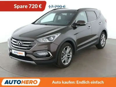 Gebraucht Hyundai Santa Fe Premium 200 PS (147 kW) 2016 Braun SUV