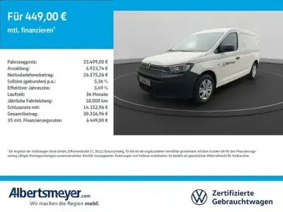 Gebraucht VW Caddy Maxi 75 PS (55 kW) 2024 Weiß Van / Kleinbus