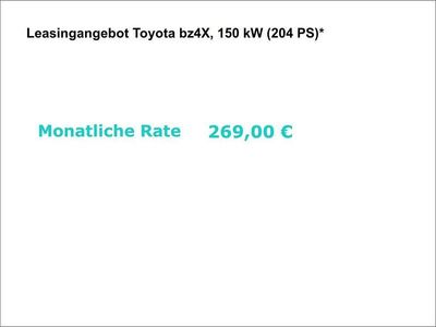 Schwarz Neu 2025 Toyota bZ4X Team SUV | 36.992 € (Fairer Preis)